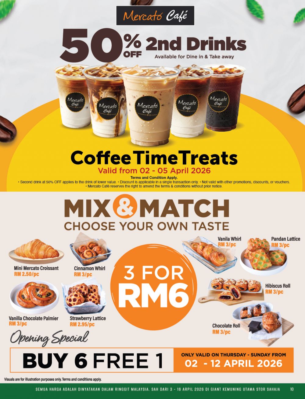 Giant Kemuning Utama Promotion: Promosi Hebat - Buy 1 Free 1 & RM0.99 Deals | 3-16 April 2026 Giant Kemuning Utama Promotion: Promosi Hebat - Buy 1 Free 1 & RM0.99 Deals | 3-16 April 2026