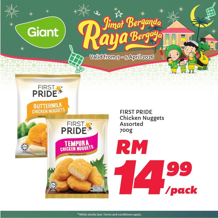 Giant Weekend Promotion: Jimat Berganda Raya Bergaya - RM0.99 Apples & RM29.99 Rice | 3-5 April 2026 Giant Weekend Promotion: Jimat Berganda Raya Bergaya - RM0.99 Apples & RM29.99 Rice | 3-5 April 2026
