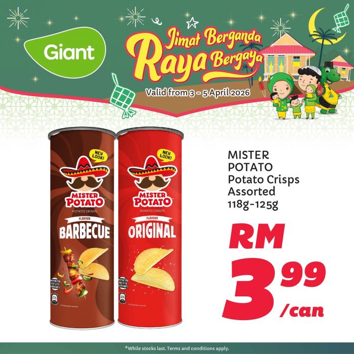 Giant Weekend Promotion: Jimat Berganda Raya Bergaya - RM0.99 Apples & RM29.99 Rice | 3-5 April 2026 Giant Weekend Promotion: Jimat Berganda Raya Bergaya - RM0.99 Apples & RM29.99 Rice | 3-5 April 2026