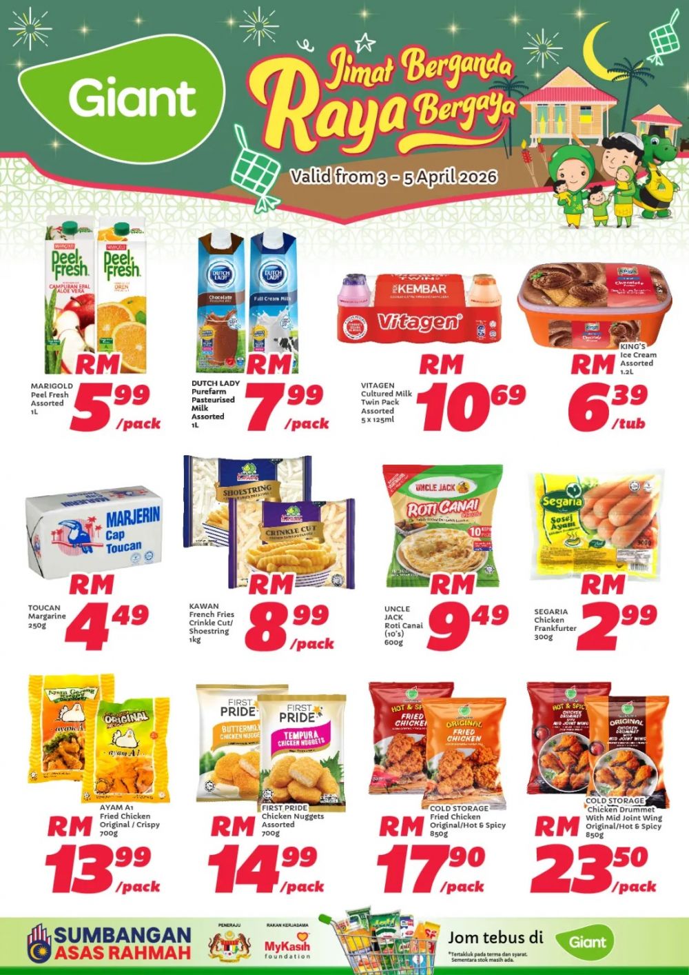 Giant Weekend Promotion: Jimat Berganda Raya Bergaya - RM0.99 Apples & RM29.99 Rice | 3-5 April 2026 Giant Weekend Promotion: Jimat Berganda Raya Bergaya - RM0.99 Apples & RM29.99 Rice | 3-5 April 2026