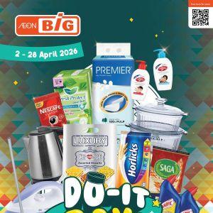 最新 AEON BiG 促销 (至 28日4月2026年)：DO-IT RAYA 促销目录 | PWP特价低至RM5