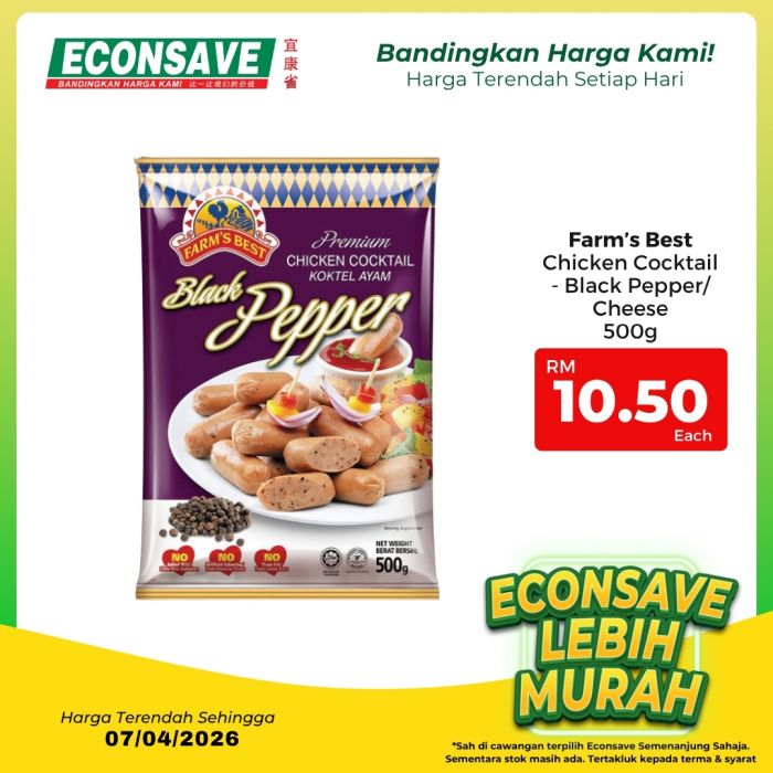 Econsave Lebih Murah Promotion: Harga Terendah Setiap Hari - Sayur Buy 3 @ RM10 | Until 7 April 2026 Econsave Lebih Murah Promotion: Harga Terendah Setiap Hari - Sayur Buy 3 @ RM10 | Until 7 April 2026