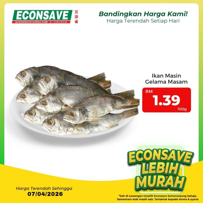 Econsave Lebih Murah Promotion: Harga Terendah Setiap Hari - Sayur Buy 3 @ RM10 | Until 7 April 2026 Econsave Lebih Murah Promotion: Harga Terendah Setiap Hari - Sayur Buy 3 @ RM10 | Until 7 April 2026