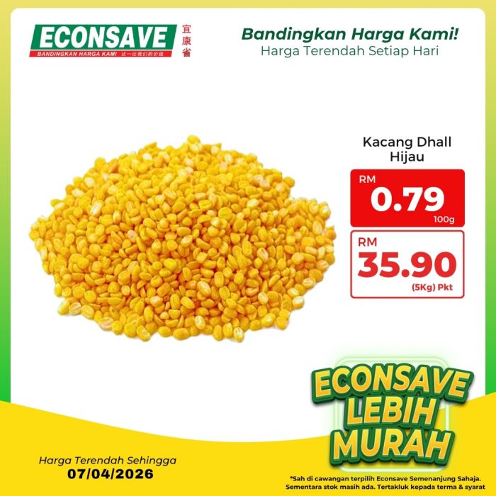 Econsave Lebih Murah Promotion: Harga Terendah Setiap Hari - Sayur Buy 3 @ RM10 | Until 7 April 2026 Econsave Lebih Murah Promotion: Harga Terendah Setiap Hari - Sayur Buy 3 @ RM10 | Until 7 April 2026