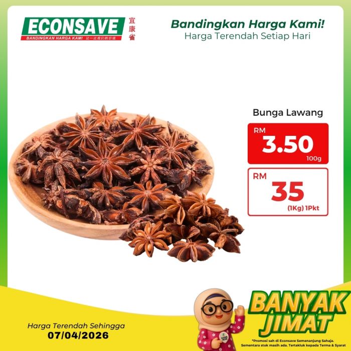 Econsave Promotion: Banyak Jimat Deals - Maggi RM4.49 & More | 4 - 7 April 2026 Econsave Promotion: Banyak Jimat Deals - Maggi RM4.49 & More | 4 - 7 April 2026
