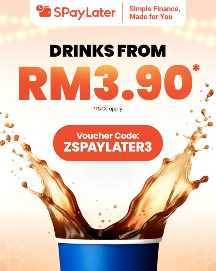 ZUS Coffee Promotion: SPayLater Promo - Drinks from RM3.90 using Voucher Code | March - April 2026 ZUS Coffee Promotion: SPayLater Promo - Drinks from RM3.90 using Voucher Code | March - April 2026