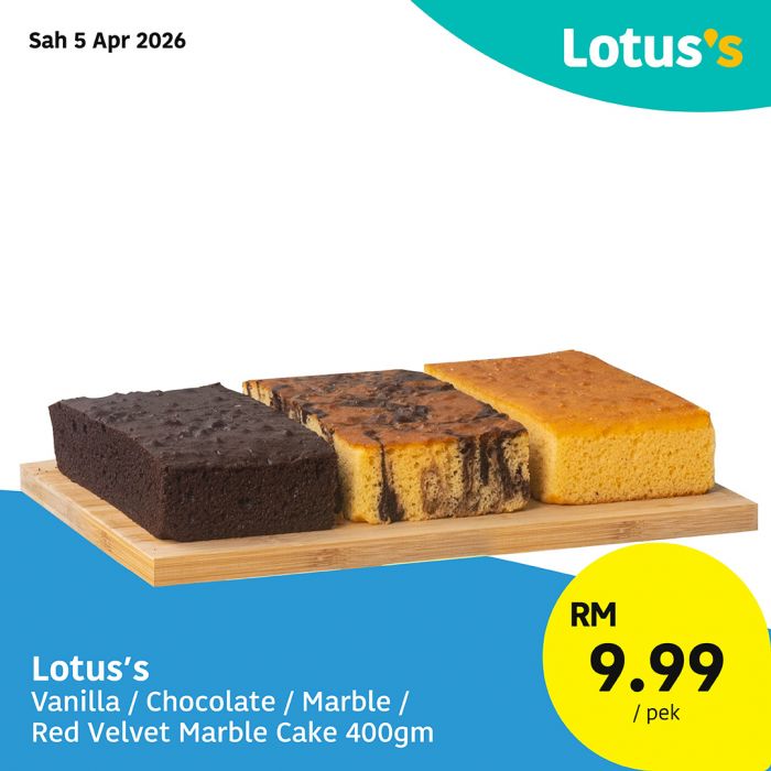 最新 Lotus's 促销 (至 4月30日):Janji Semua Sukaaa | 买一送一葡式蛋挞与面包