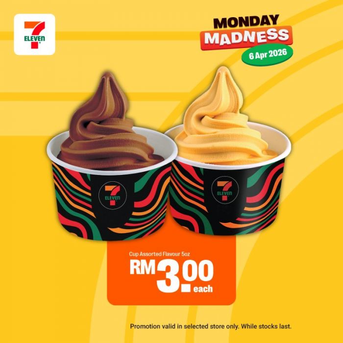 最新 7-Eleven 促销 (4月6日):星期一疯狂促销 | 买三送一咖喱角