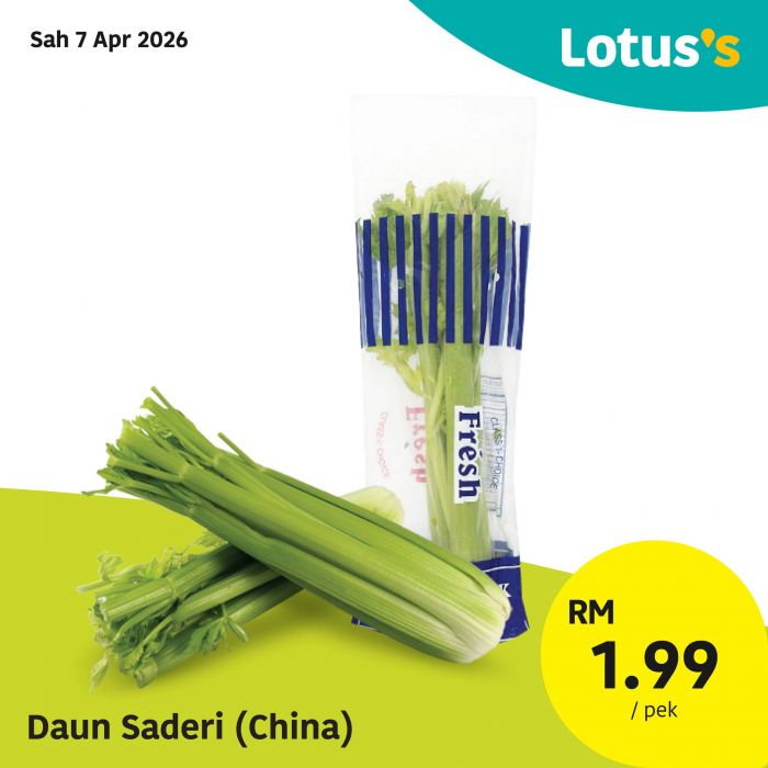 Lotus's Promotion: Gila Jimat Sale - Buy 1 Free 1 & Grocery Deals | 7-15 April 2026 Lotus's Promotion: Gila Jimat Sale - Buy 1 Free 1 & Grocery Deals | 7-15 April 2026