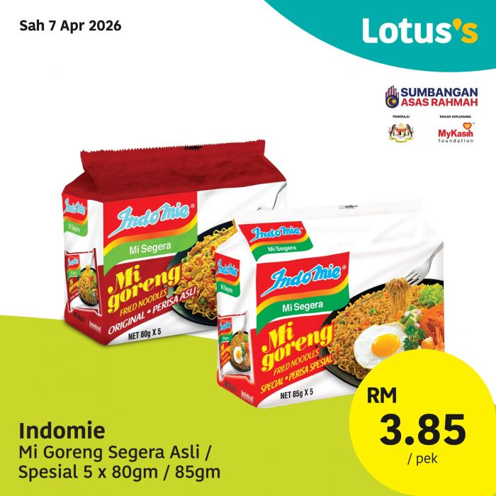 Lotus's Promotion: Gila Jimat Sale - Buy 1 Free 1 & Grocery Deals | 7-15 April 2026 Lotus's Promotion: Gila Jimat Sale - Buy 1 Free 1 & Grocery Deals | 7-15 April 2026