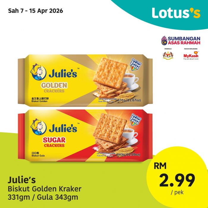 Lotus's Promotion: Gila Jimat Sale - Buy 1 Free 1 & Grocery Deals | 7-15 April 2026 Lotus's Promotion: Gila Jimat Sale - Buy 1 Free 1 & Grocery Deals | 7-15 April 2026