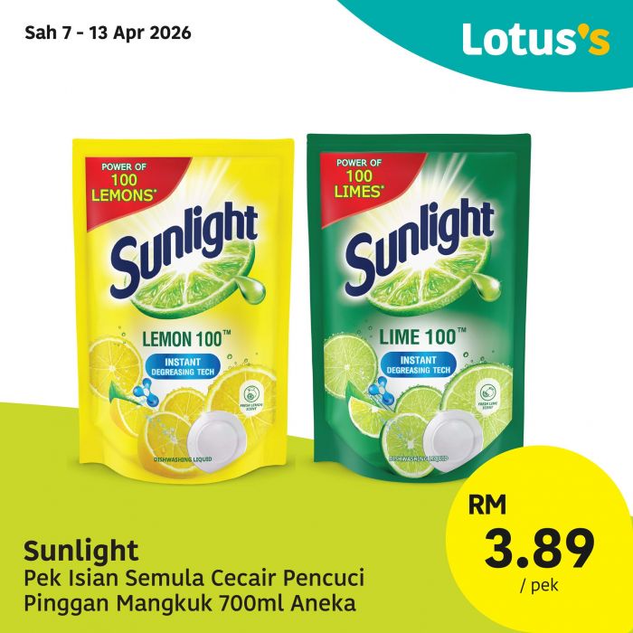 Lotus's Promotion: Gila Jimat Sale - Buy 1 Free 1 & Grocery Deals | 7-15 April 2026 Lotus's Promotion: Gila Jimat Sale - Buy 1 Free 1 & Grocery Deals | 7-15 April 2026
