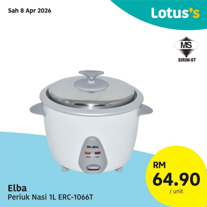 Lotus's Promotion: April Special Deals - Fresh Chicken at RM8.99/kg | 08-15 April 2026 Lotus's Promotion: April Special Deals - Fresh Chicken at RM8.99/kg | 08-15 April 2026