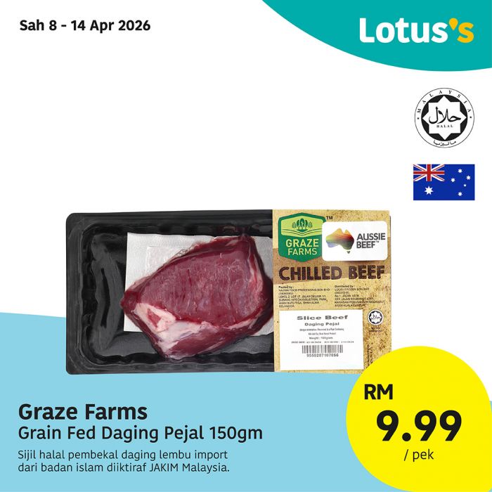 Lotus's Promotion: April Special Deals - Fresh Chicken at RM8.99/kg | 08-15 April 2026 Lotus's Promotion: April Special Deals - Fresh Chicken at RM8.99/kg | 08-15 April 2026