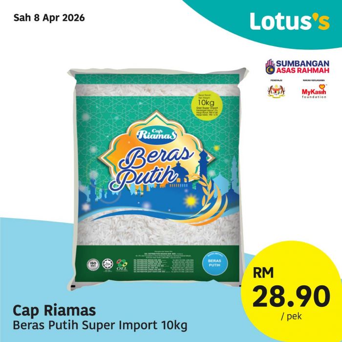 Lotus's Promotion: April Special Deals - Fresh Chicken at RM8.99/kg | 08-15 April 2026 Lotus's Promotion: April Special Deals - Fresh Chicken at RM8.99/kg | 08-15 April 2026
