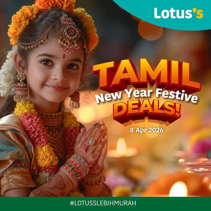 Lotus's Promotion: Tamil New Year Festive Deals - Cabbage at RM0.99/kg | 8 - 15 April 2026 Lotus's Promotion: Tamil New Year Festive Deals - Cabbage at RM0.99/kg | 8 - 15 April 2026