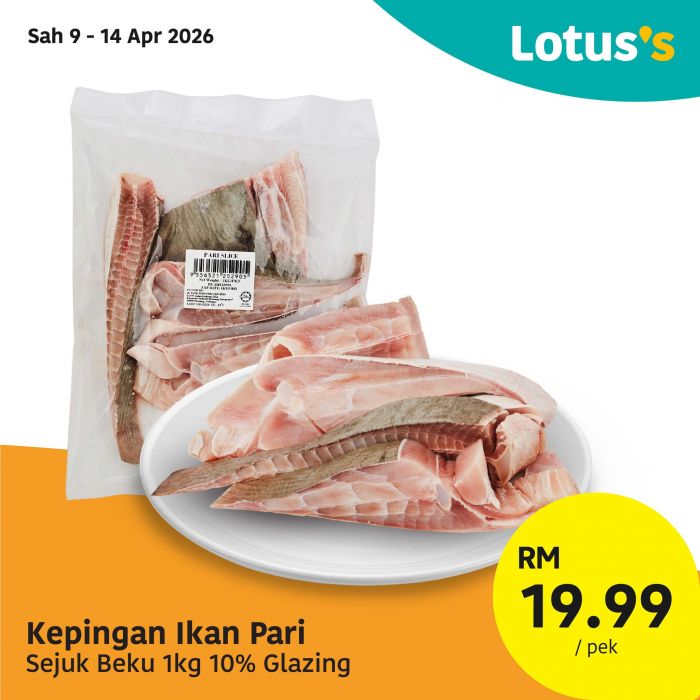 最新 Lotus's 促销 (至 2026年4月22日):Banyak Murah 大减价 | 10kg白米只需RM29.90