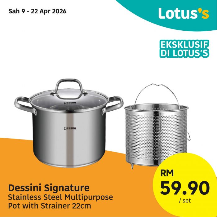 最新 Lotus's 促销 (至 2026年4月22日):Banyak Murah 大减价 | 10kg白米只需RM29.90