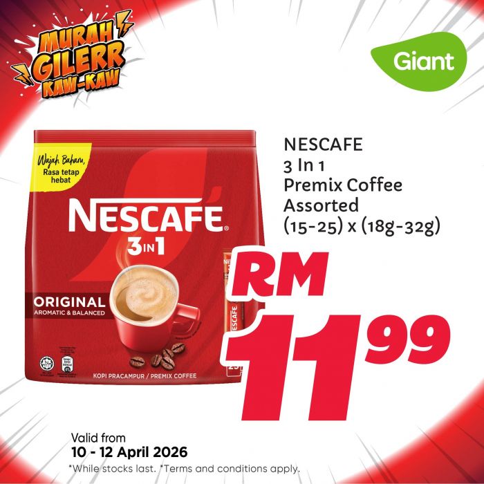 最新 Giant 促销 (10日-12日):Murah Gilerr Kaw-Kaw | 新鲜鸡蛋只需 RM8.99