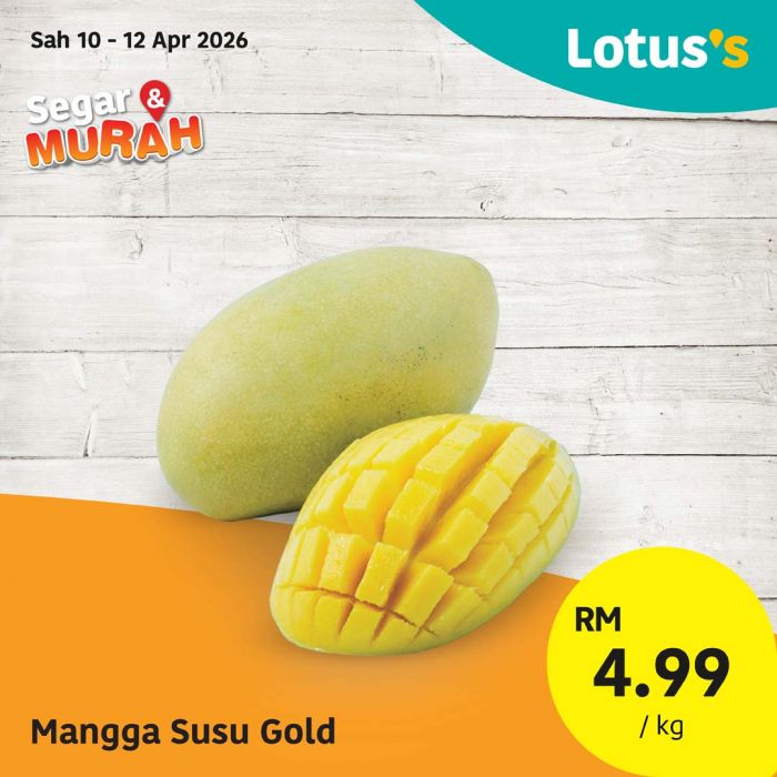 Lotus's Promotion: Segar & Murah - Buy 1 Free 1 Koral Hijau | 10-14 April 2026 Lotus's Promotion: Segar & Murah - Buy 1 Free 1 Koral Hijau | 10-14 April 2026