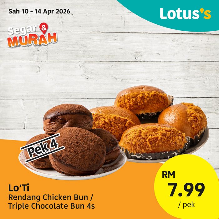 Lotus's Promotion: Segar & Murah - Buy 1 Free 1 Koral Hijau | 10-14 April 2026 Lotus's Promotion: Segar & Murah - Buy 1 Free 1 Koral Hijau | 10-14 April 2026