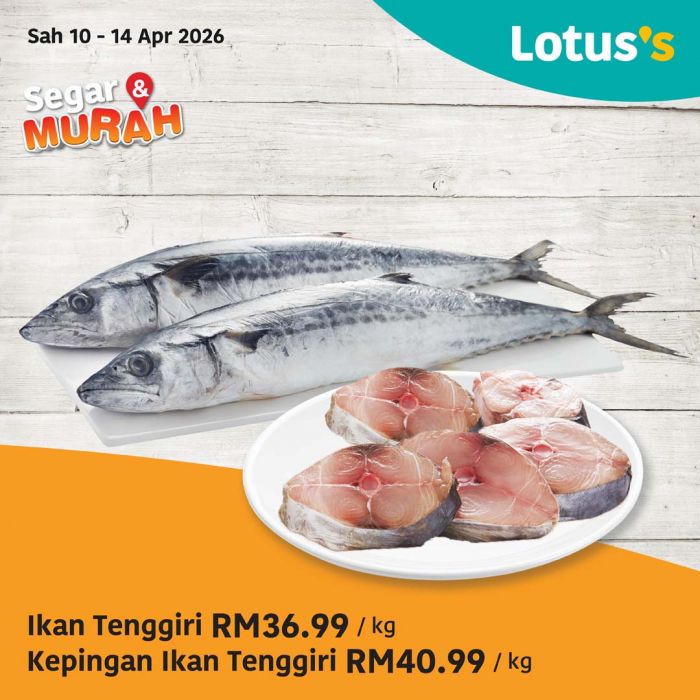 Lotus's Promotion: Segar & Murah - Buy 1 Free 1 Koral Hijau | 10-14 April 2026 Lotus's Promotion: Segar & Murah - Buy 1 Free 1 Koral Hijau | 10-14 April 2026