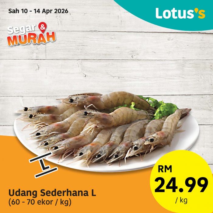 Lotus's Promotion: Segar & Murah - Buy 1 Free 1 Koral Hijau | 10-14 April 2026 Lotus's Promotion: Segar & Murah - Buy 1 Free 1 Koral Hijau | 10-14 April 2026