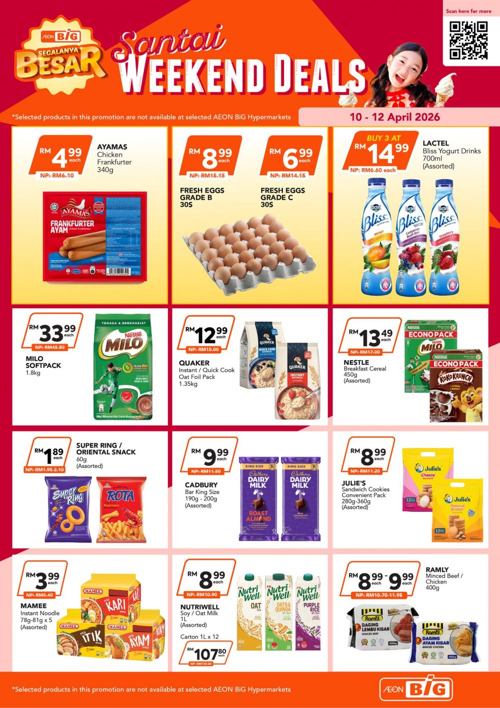 AEON BiG Weekend Promotion: Santai Weekend Deals - Sea Bass at RM8.90 | 10-12 April 2026 AEON BiG Weekend Promotion: Santai Weekend Deals - Sea Bass at RM8.90 | 10-12 April 2026