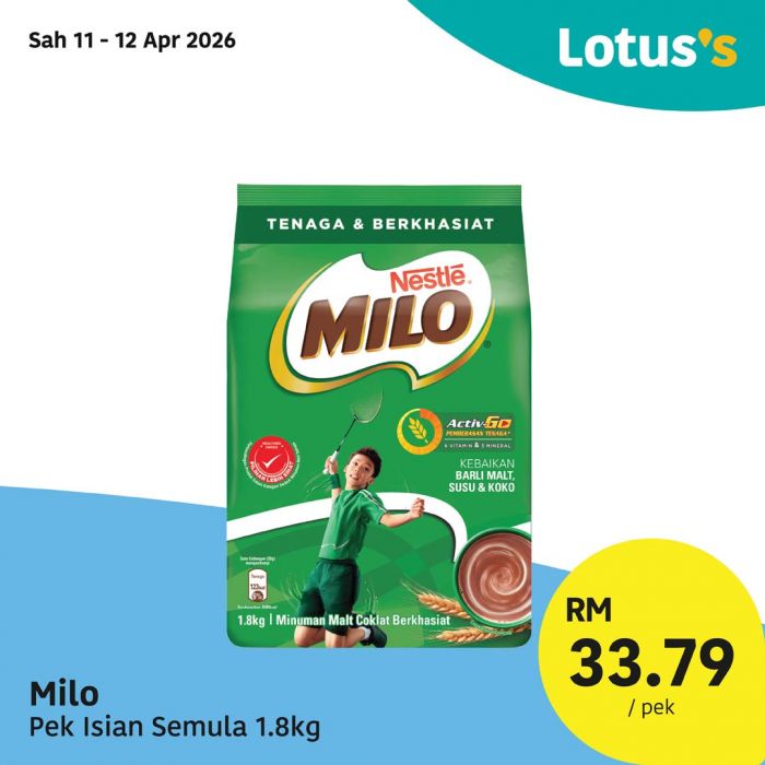 最新 Lotus's 促销 (2026年4月11日-22日):Murah Betul 大优惠 | 买一送一与惊爆低价