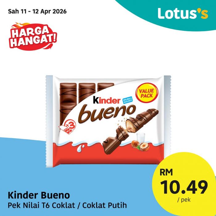 最新 Lotus's 促销 (2026年4月11日-22日):Murah Betul 大优惠 | 买一送一与惊爆低价