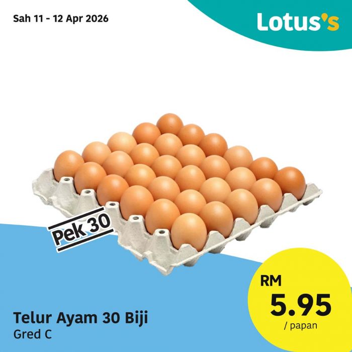 最新 Lotus's 促销 (2026年4月11日-22日):Murah Betul 大优惠 | 买一送一与惊爆低价