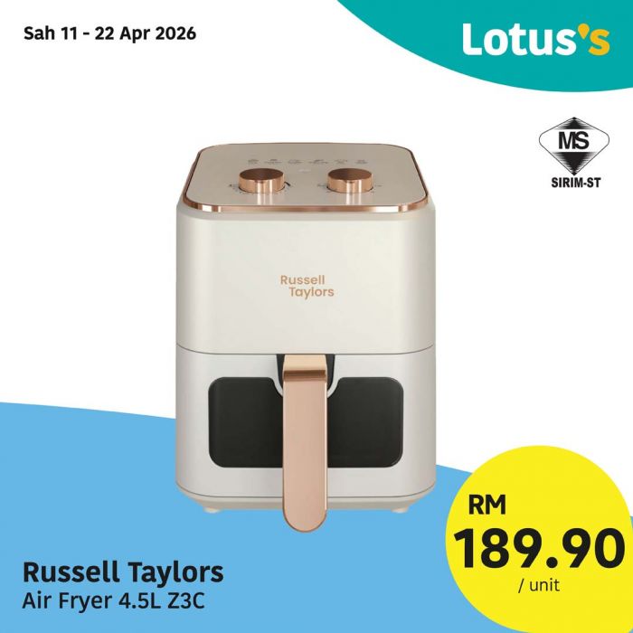 最新 Lotus's 促销 (2026年4月11日-22日):Murah Betul 大优惠 | 买一送一与惊爆低价