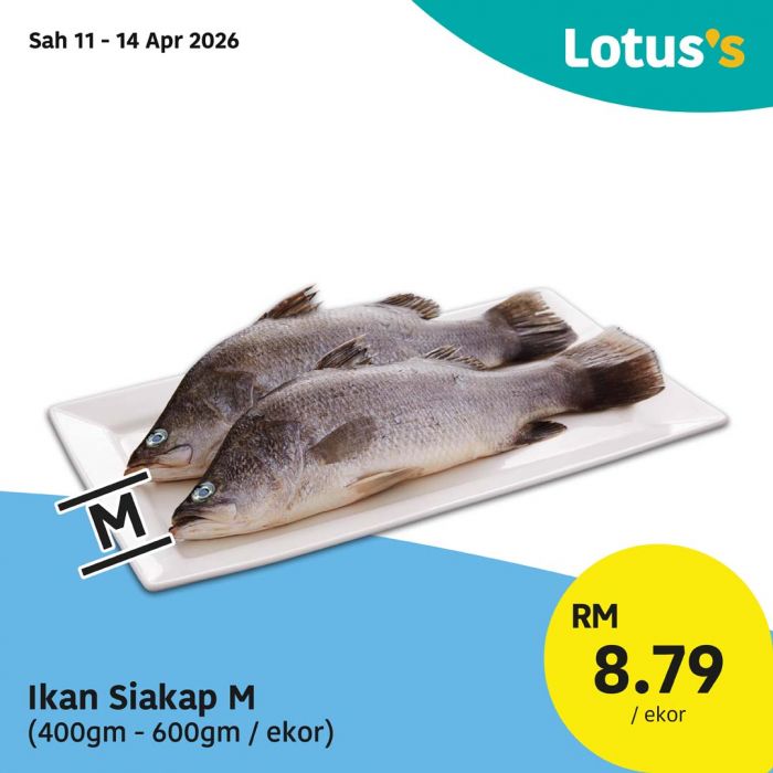 最新 Lotus's 促销 (2026年4月11日-22日):Murah Betul 大优惠 | 买一送一与惊爆低价