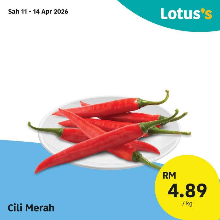 最新 Lotus's 促销 (2026年4月11日-22日):Murah Betul 大优惠 | 买一送一与惊爆低价