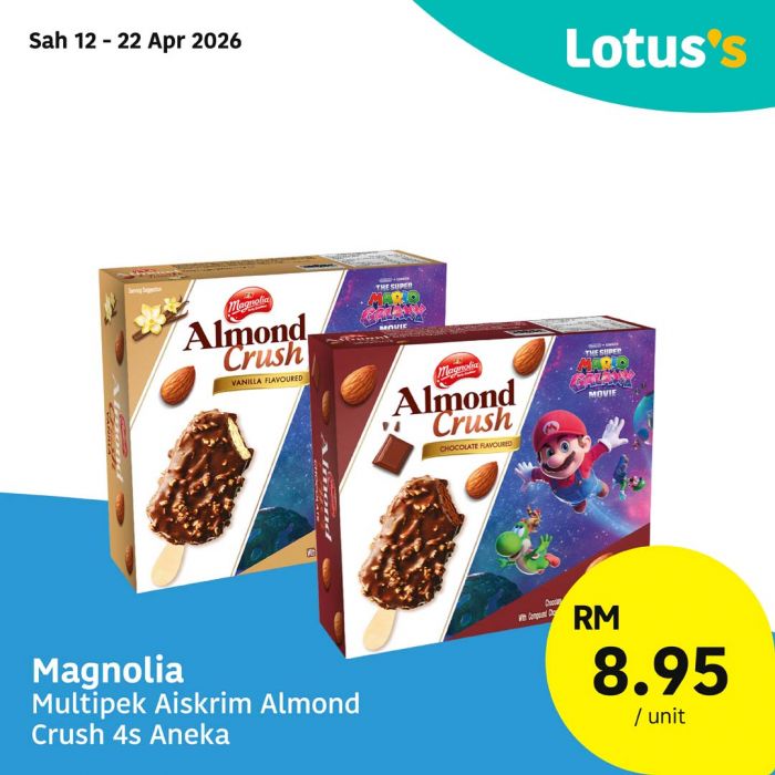 最新 Lotus's 促销 (至2026年4月30日):Janji Semua Sukaaa! | 冰淇淋买一送一与便宜鸡蛋