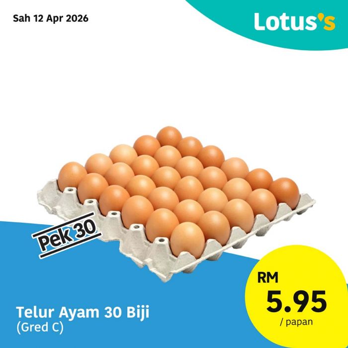 最新 Lotus's 促销 (至2026年4月30日):Janji Semua Sukaaa! | 冰淇淋买一送一与便宜鸡蛋