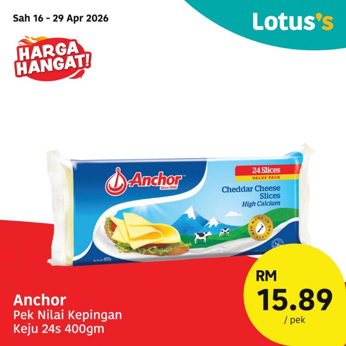 Lotus's Promotion: Harga Hangat! - Essential Groceries from RM2.79 | 16 - 29 April 2026 Lotus's Promotion: Harga Hangat! - Essential Groceries from RM2.79 | 16 - 29 April 2026