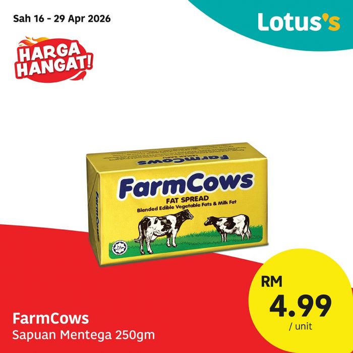 Lotus's Promotion: Harga Hangat! - Essential Groceries from RM2.79 | 16 - 29 April 2026 Lotus's Promotion: Harga Hangat! - Essential Groceries from RM2.79 | 16 - 29 April 2026