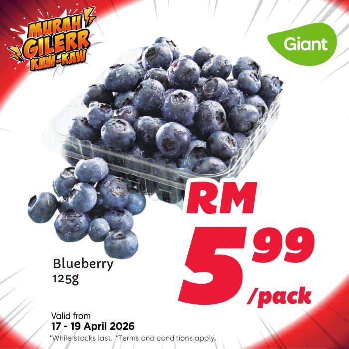 最新 Giant 促销 (17日-19日):Murah Gilerr Kaw-Kaw | B级鸡蛋RM8.99 & Milo RM17.99