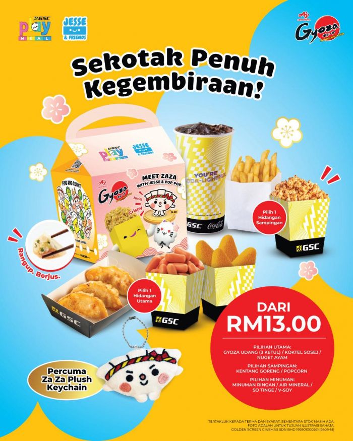 GSC Play Meal: Ajinomoto Collaboration - Free Za Za Plush Keychain | 16 April - 12 August 2026 GSC Play Meal: Ajinomoto Collaboration - Free Za Za Plush Keychain | 16 April - 12 August 2026