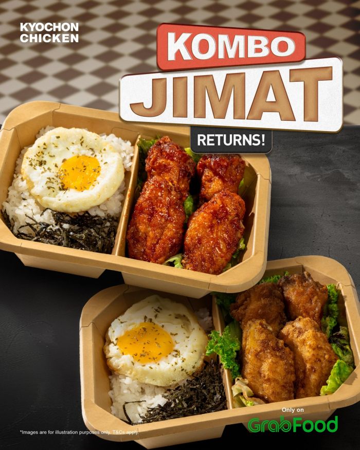 KyoChon GrabFood Promotion: Kombo Jimat - Buy 1 Free 1 & 50% OFF | April 2026 KyoChon GrabFood Promotion: Kombo Jimat - Buy 1 Free 1 & 50% OFF | April 2026