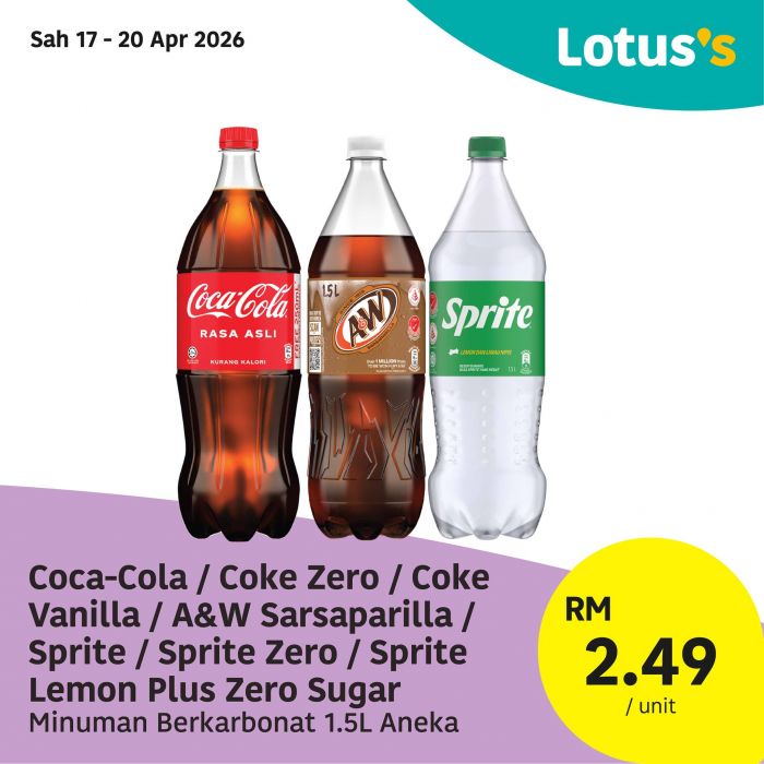 最新 Lotus's 促销 (17-29日):Pasti Berbaloi | Milo特价RM17.99 / 附完整价格表