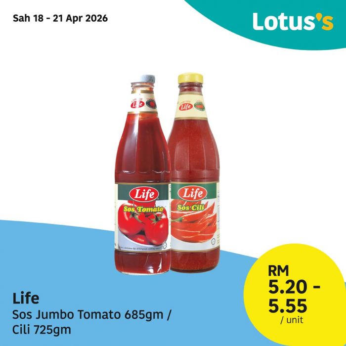 最新 Lotus's 促销 (2026年4月18日至29日):Murah Betul | 鲜鸡每公斤RM6.99