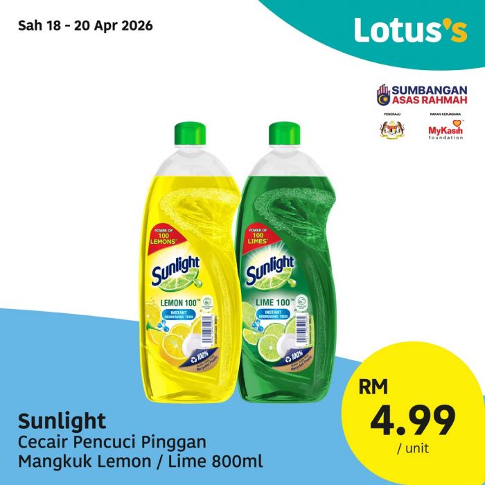 最新 Lotus's 促销 (2026年4月18日至29日):Murah Betul | 鲜鸡每公斤RM6.99