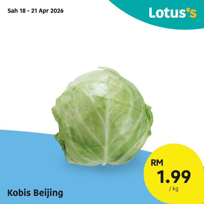 最新 Lotus's 促销 (2026年4月18日至29日):Murah Betul | 鲜鸡每公斤RM6.99