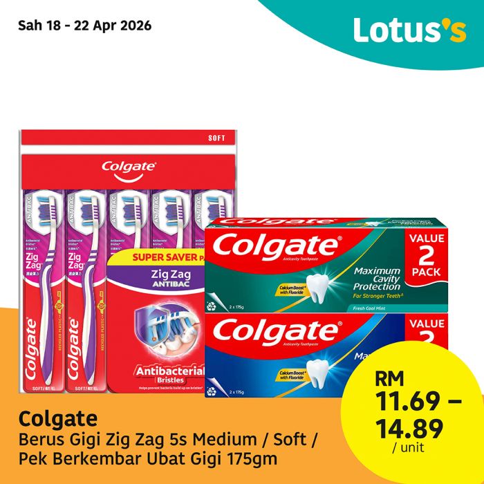 Lotus's Personal Care Promotion: Essential Toiletries - Up to 30% OFF | 18-26 April 2026 Lotus's Personal Care Promotion: Essential Toiletries - Up to 30% OFF | 18-26 April 2026