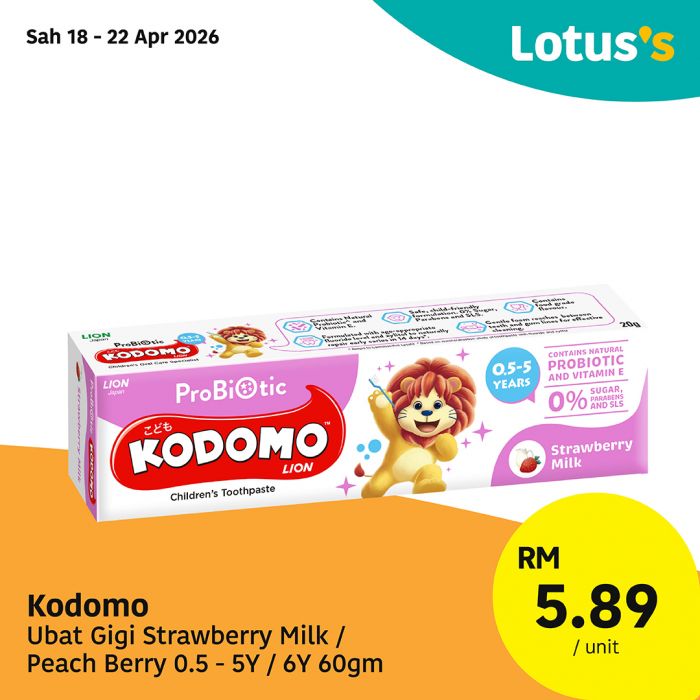 Lotus's Personal Care Promotion: Essential Toiletries - Up to 30% OFF | 18-26 April 2026 Lotus's Personal Care Promotion: Essential Toiletries - Up to 30% OFF | 18-26 April 2026