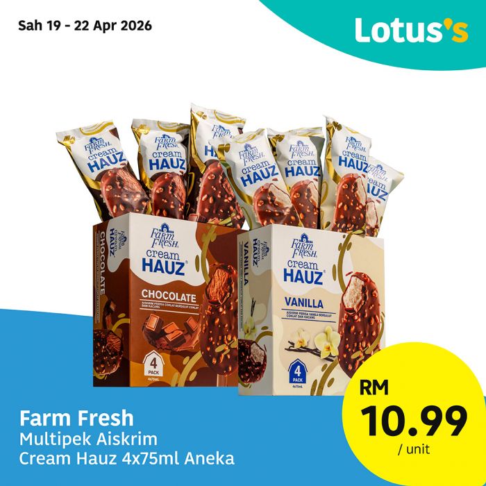 最新 Lotus's 促销 (至 2026年4月30日):Janji Semua Suka | 买一送一与RM6.85鸡蛋