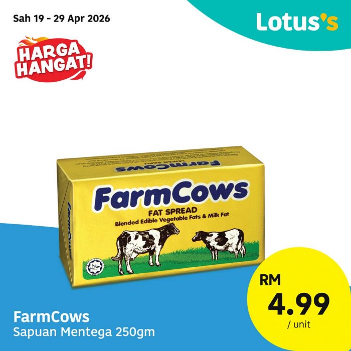 最新 Lotus's 促销 (至 2026年4月30日):Janji Semua Suka | 买一送一与RM6.85鸡蛋