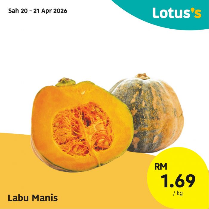 最新 Lotus's 促销 (2026年4月20日-29日):Lebih Murah 特价 | 买一送一与新鲜海鲜